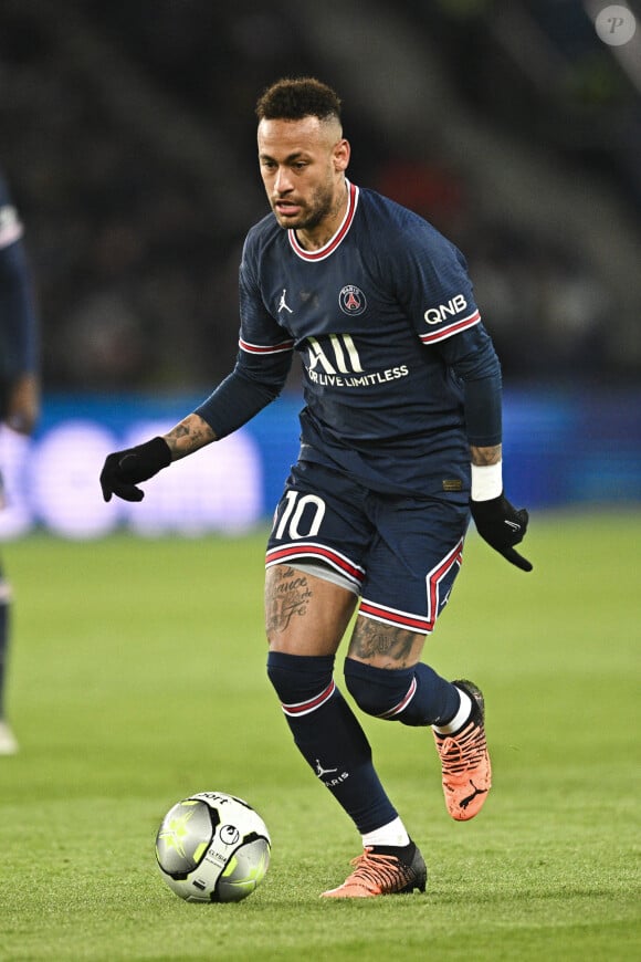 Neymar Jr (PSG) - Match de Ligue 1 Uber Eats, PSG Vs Lorient (5-1) au Parc des Princes à Paris le 3 avril 2022. © JB Autissier/Panoramic/Bestimage