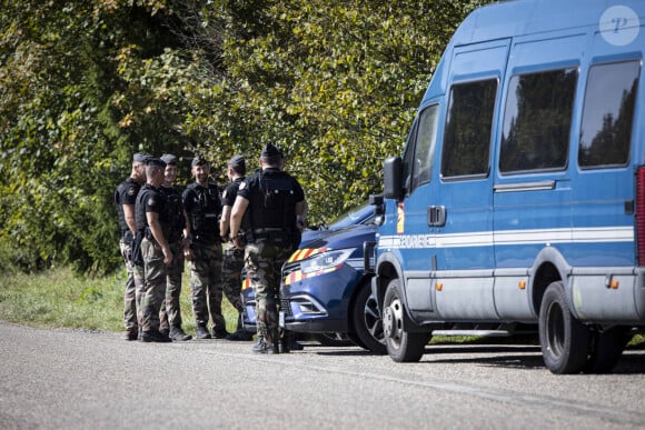 Battue dans le Bas-Rhin, le 28 septembre 2023, pour retrouver Lina, 15 ans, disparue depuis le 23 septembre 2023. © Elyxandro Cegarra / Panoramic / Bestimage