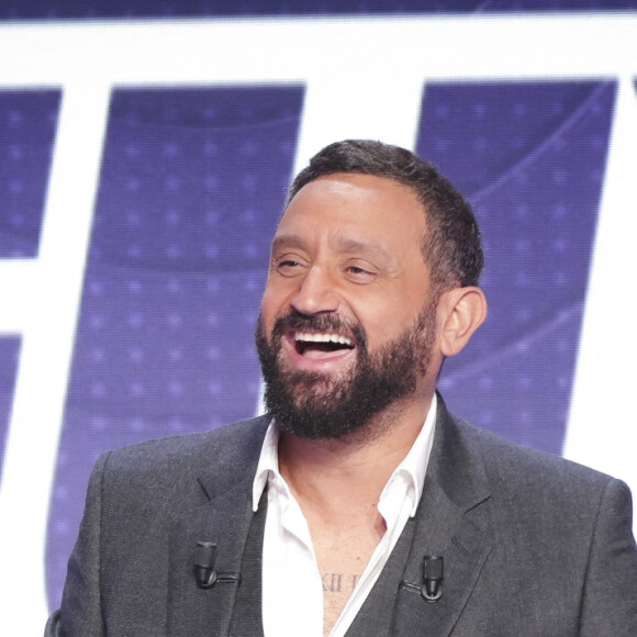 Exclusif - Cyril Hanouna sur le plateau de la nouvelle émission de C.Hanouna du week-end "Face à Hanouna" diffusée le 3 février à Paris, France, le 1er février 2024. © Jack Tribeca/Bestimage