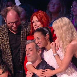 Michaël Goldman en larmes pendant la finale de la "Star Academy". TF1