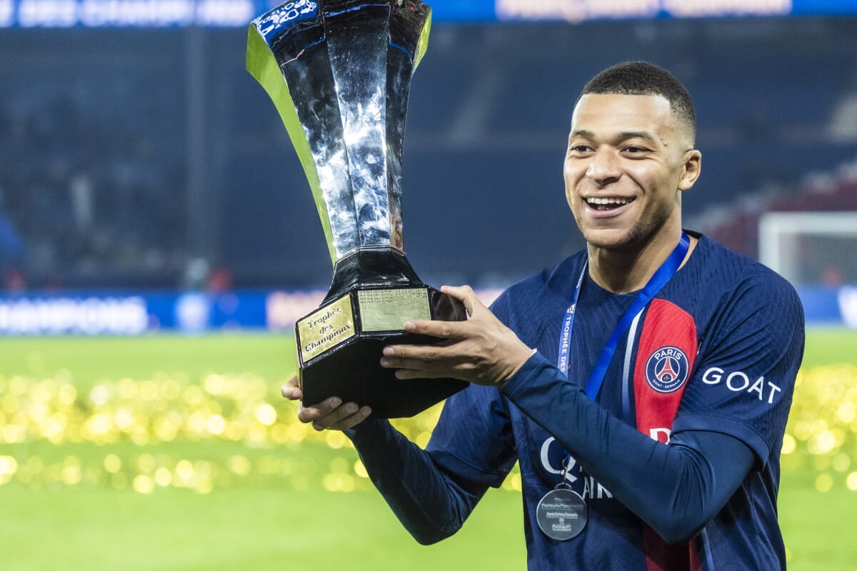 Photo : Kylian Mbappé   Trophée Des Champions Entre Le PSG Et Toulouse