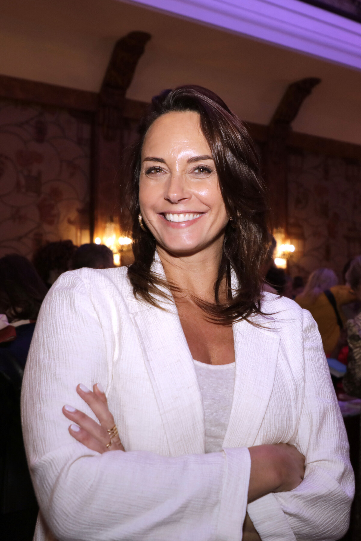 Photo : Semi-exclusif - Julia Vignali - Salon des Femmes de Lettres et  remise du Prix Simone Veil 2023 au Cercle National des Armées à Paris le 25  mai 2023. © Cédric Perrin/Bestimage - Purepeople