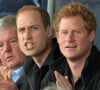 Il aurait ainsi pu en profiter pour apaiser les tensions avec son frère.
Le prince Charles et ses fils les princes Harry et William assistent aux Invictus Games 2014 à Londres, le 11 septembre 2014.