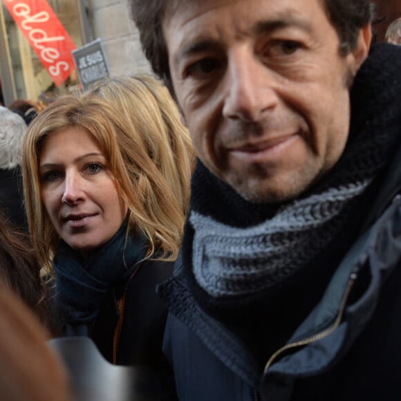 Entre la danse et le chant, Léon Hesby est un artiste complet.
Patrick Bruel et Amanda Sthers - Marche républicaine pour Charlie Hebdo à Paris, suite aux attentats terroristes survenus à Paris les 7, 8 et 9 janvier. Paris, le 11 janvier 2015.