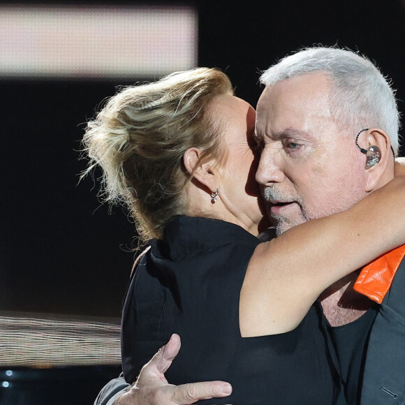 Sandrine Bonnaire et Bernard Lavilliers - 39ème cérémonie des Victoires de la musique à la Seine musicale de Boulogne-Billancourt, France, le 9 février 2024. © Coadic Guirec/Bestimage