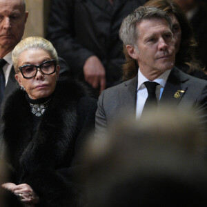 Il a été à ses côtés pendant les obsèques de son père.
Marina Ricolfi Doria, Le prince Emmanuel-Philibert de Savoie - La cérémonie funéraire de Victor Emmanuel de Savoie, fils du dernier roi d'Italie, en la basilique de Superga près de Turin, le 10 février 2024.