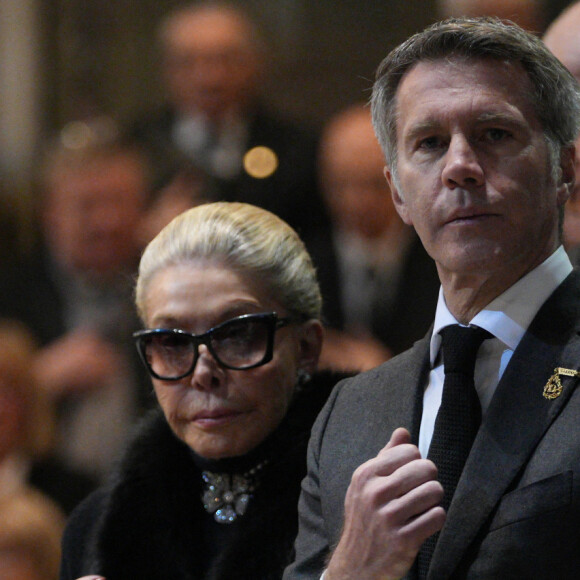 Marina Ricolfi Doria, Le prince Emmanuel-Philibert de Savoie - La cérémonie funéraire de Victor Emmanuel de Savoie, fils du dernier roi d'Italie, en la basilique de Superga près de Turin, le 10 février 2024.