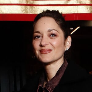 Semi-exclusif - Marion Cotillard - Arrivées au dîner des nommés des César 2024 au Fouquet's à Paris, France, le 05 février 2024. © Christophe Clovis / Bestimage