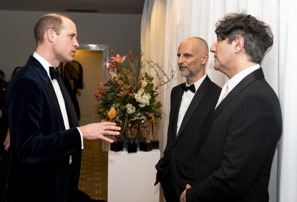 Le prince William, prince de Galles, assiste aux Bafta Film awards au Royal Festival Hall à Londres, le 18 février 2024. 