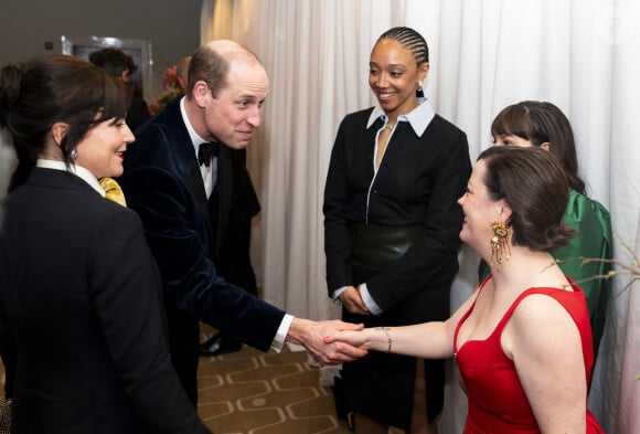 Le prince William, prince de Galles, assiste aux Bafta Film awards au Royal Festival Hall à Londres, le 18 février 2024. 