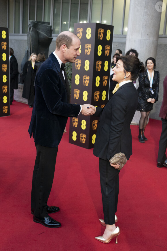 Prince William, Prince de Galles, assiste à la cérémonie des BAFTA 2024, Londres © Fred Duval/SOPA Images via ZUMA Press Wire / Bestimage