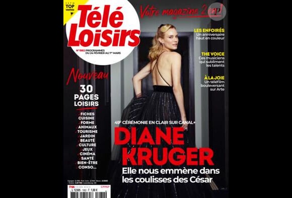 Diane Kruger, Télé Loisirs, 19/02/2024.