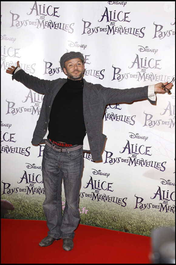 Pierre-François Martin-Laval, alias PEF, lors de la première d'Alice au pays des merveilles à Paris le 15 mars 2010