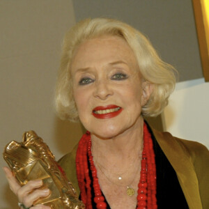 César d'honneur en 2004, elle avait donné le secret de sa longévité au cinéma
En France, à Paris, au Théâtre du Chatelet, Micheline Presle lors de la 29 ème Nuit des César 2004 le 21 février 2004.