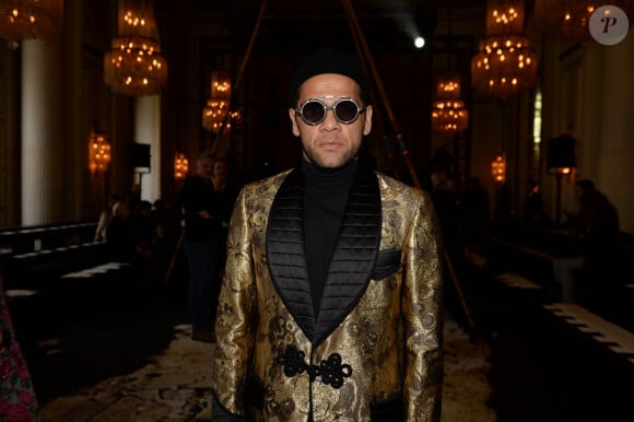 Daniel Alves - People au défilé de mode "Zuhair Murad", collection Haute-Couture printemps-été 2018, à Paris le 24 janvier 2018. © Rachid Bellak/Bestimage