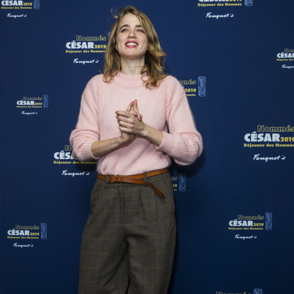 Adèle Haenel au photocall du "Déjeuner des Nommés César 2019" au restaurant le Fouquet's à Paris, France, le 3 février 2019. © Olivier Borde/Bestimage 