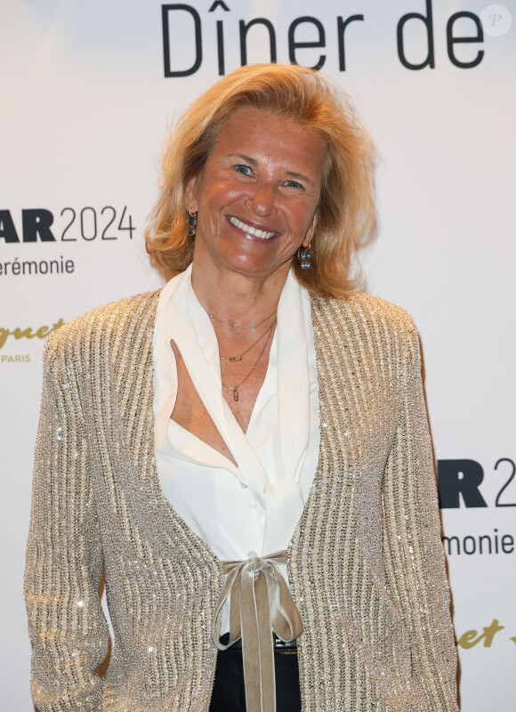 Iris Knobloch - Photocall de la 49ème édition de la cérémonie des César au Fouquet's à Paris Le 23 fevrier 2024 © Coadic Guirec / Bestimage