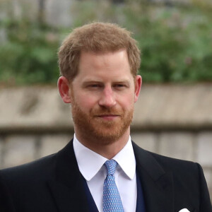 Le prince Harry - Mariage de Lady Gabriella Windsor avec Thomas Kingston dans la chapelle Saint-Georges du château de Windsor le 18 mai 2019. 