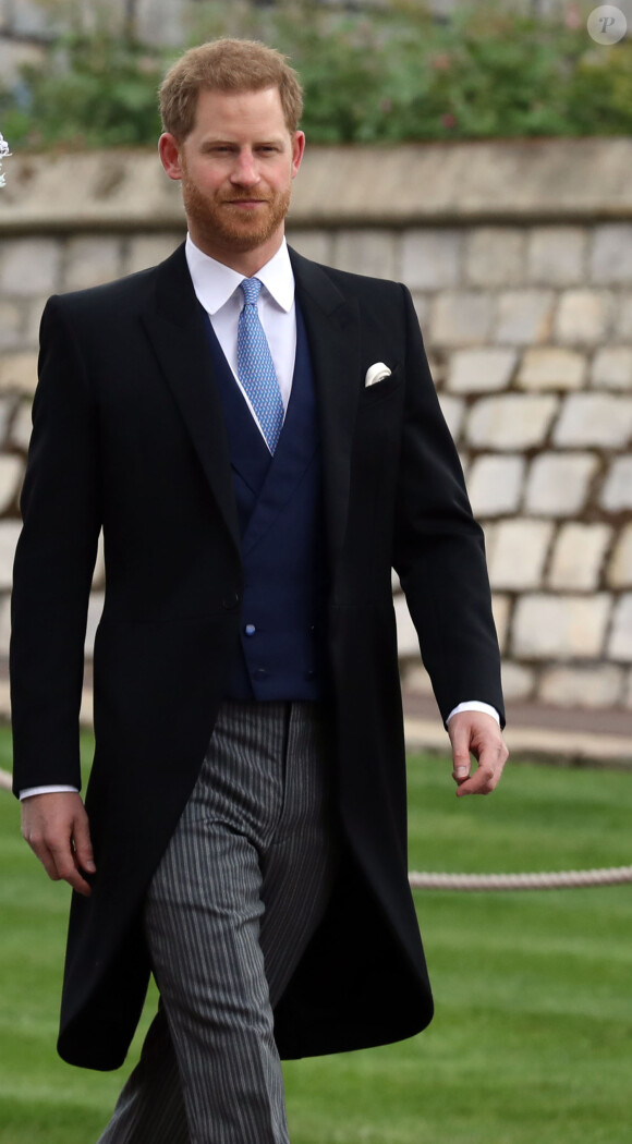 Le prince Harry - Mariage de Lady Gabriella Windsor avec Thomas Kingston dans la chapelle Saint-Georges du château de Windsor le 18 mai 2019. 