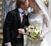 Le couple s'était marié en 2019. 
Lady Gabriella Windsor avec Thomas Kingston - - Mariage de Lady Gabriella Windsor avec Thomas Kingston dans la chapelle Saint-Georges du château de Windsor le 18 mai 2019. 