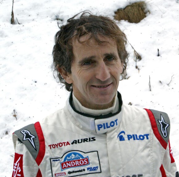 Alain Prost dans un spot publicitaire pour Groupama.