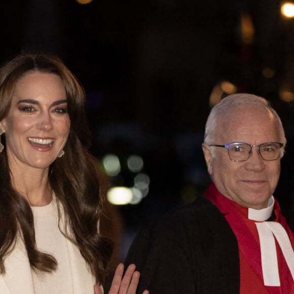 Catherine (Kate) Middleton, princesse de Galles - Traditionnel concert de Noël "Together At Christmas" à l'abbaye de Westminster à Londres, le 8 décembre 2023.