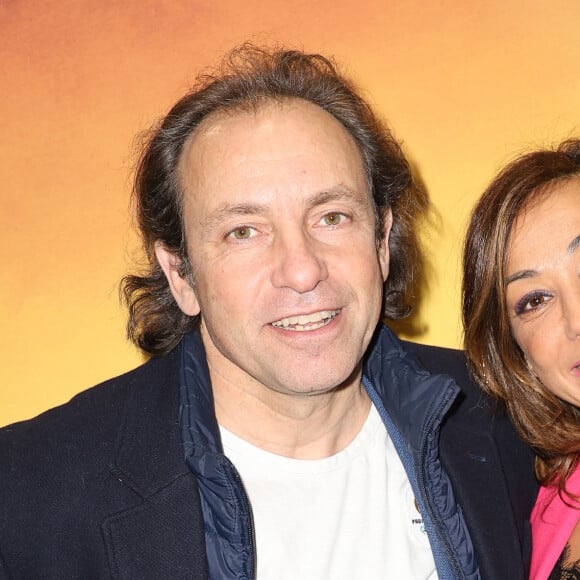 Philippe Candeloro et Sarah Abitbol - Première parisienne du spectacle "Aurore" à l'occasion des 80 ans d'Holiday on Ice au Dôme de Paris le 29 février 2024. © Coadic Guirec/bestimage