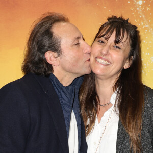 Philippe Candeloro et sa femme Olivia - Première parisienne du spectacle "Aurore" à l'occasion des 80 ans d'Holiday on Ice au Dôme de Paris le 29 février 2024. © Coadic Guirec/bestimage