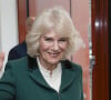 "Elle mérite certainement de se reposer et de se détendre" , a commenté Ingrid Seward, auteur d'ouvrages sur la famille royale, au "Sun"
Camilla Parker Bowles, Reine Consort D'Angleterre, visite le centre communautaire Meadows à Cambridge, Royaume Uni, le 2 février 2024. 