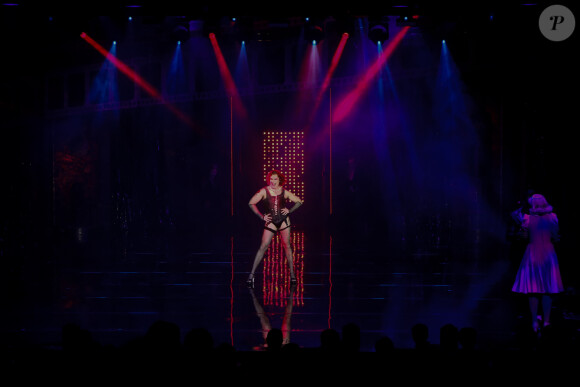 Si les acteurs sont formidables, le public a tout autant sa place au sein du spectacle 
Exclusif - Illustration - Première du "Rocky horror picture show" à l'occasion des 50 ans de la création du spectacle au Lido 2 Paris à Paris, France. Le 1er mars 2024. © Christophe Clovis / Bestimage 