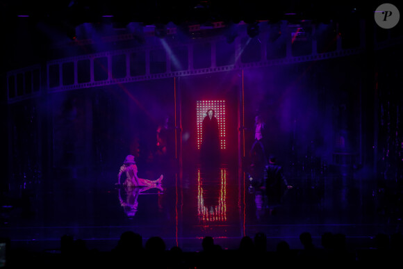 Exclusif - Illustration - Première du "Rocky horror picture show" à l'occasion des 50 ans de la création du spectacle au Lido 2 Paris à Paris, France. Le 1er mars 2024. © Christophe Clovis / Bestimage 