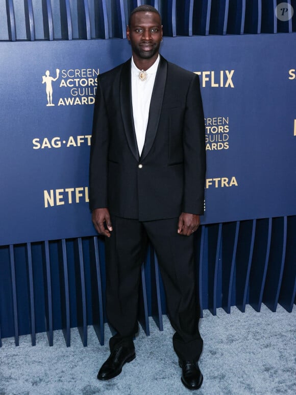 Los Angeles, CA - 30th Annual Screen Actors Guild Awards held at the Shrine Auditorium and Expo Hall in Los Angeles. Pictured: Omar Sy