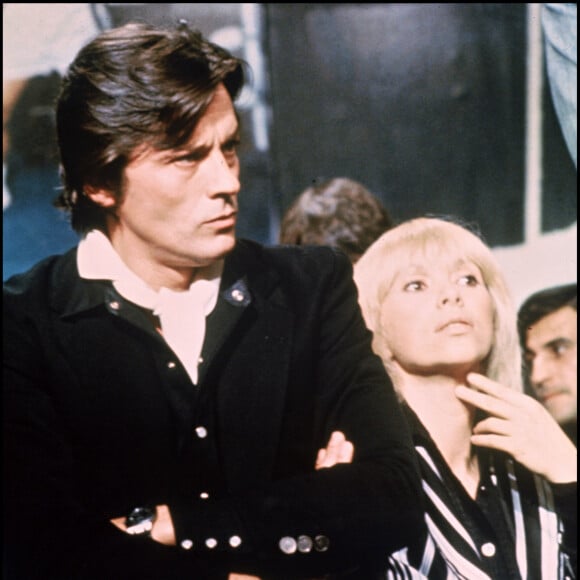 Alain Delon et Mireille Darc 