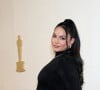 La comédienne était vêtue ce jour-là d'une longue robe noire qui mettait parfaitement en valeur son baby-bump
Vanessa Hudgens - Photocall des invités à la 96ème cérémonie des Oscars au Dolby Theater à Hollywood le 10 mars 2024.