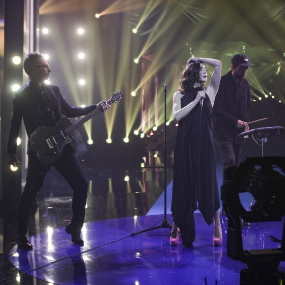 Exclusif - Olivia Ruiz - Enregistrement de l'émission "Le grand échiquier, Spéciale Edith Piaf", présentée par C.Chazal et A.Manoukian, et diffusée le 12 mars sur France 2 © Jack Tribeca / Bestimage