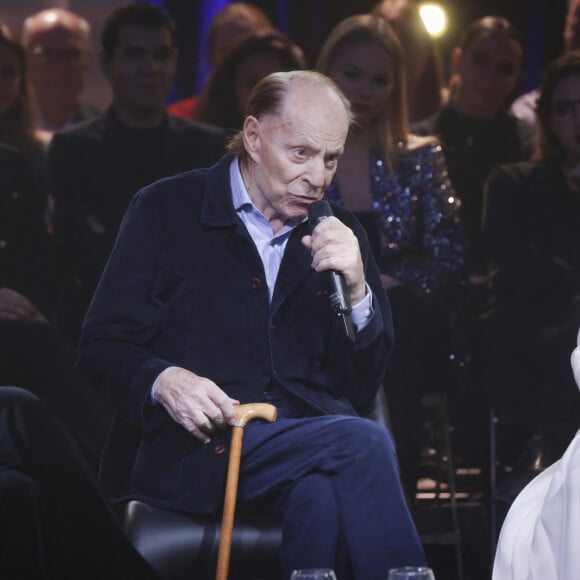 Exclusif - Chimène Badi, Charles Dumont - Enregistrement de l'émission "Le grand échiquier, Spéciale Edith Piaf", présentée par C.Chazal et A.Manoukian, et diffusée le 12 mars sur France 2 © Jack Tribeca / Bestimage