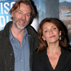 Valérie Karsenti et son compagnon François Feroleto - Générale de la Pièce " La maison du loup " au Théâtre Rive Gauche à Paris, France, le 02 Octobre 2023. © Bertrand Rindoff / Bestimage