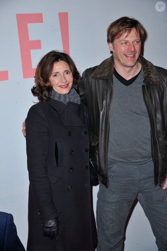 Valérie Karsenti et son mari François Feroleto - Premiere du film "Les Garcons Et Guillaume A Table" au cinema Gaumont Opera a Paris, le 18 novembre 2013. 