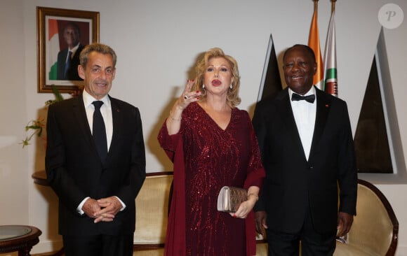 Nicolas Sarkozy, Dominique Ouattara, Alassane Ouattara, Président de la Côte d'Ivoire