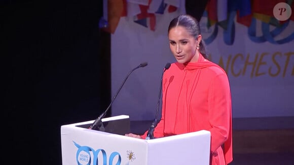 C'est ce qu'il se dit après qu'une interview du photographe auteur des clichés a refait surface 
Première allocution publique de Meghan Markle au Royaume-Uni depuis le Megxit. Meghan Markle, duchesse de Sussex, lors du "One Young World Summit 2022" à Manchester, le 5 septembre 2022. © JLPPA/Bestimage 