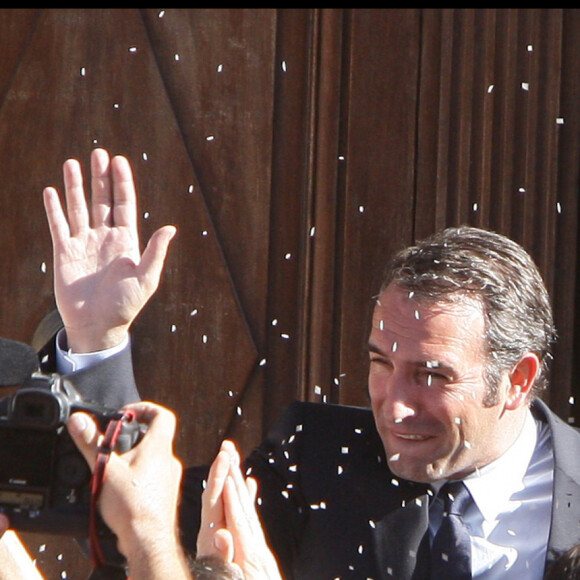 Mariage de Jean Dujardin et Alexandra Lamy à Anduze dans le Gard