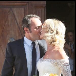 Mariage de Jean Dujardin et Alexandra Lamy à Anduze dans le Gard