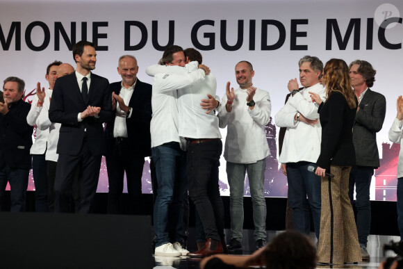 Cérémonie des remises des Etoiles du Guide Michelin au Palais des Congrès de Tours, le 18 mars 2024. © Jean-Marc Lhomer / Bestimage.