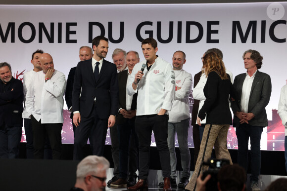 Cérémonie des remises des Etoiles du Guide Michelin au Palais des Congrès de Tours, le 18 mars 2024. © Jean-Marc Lhomer / Bestimage.