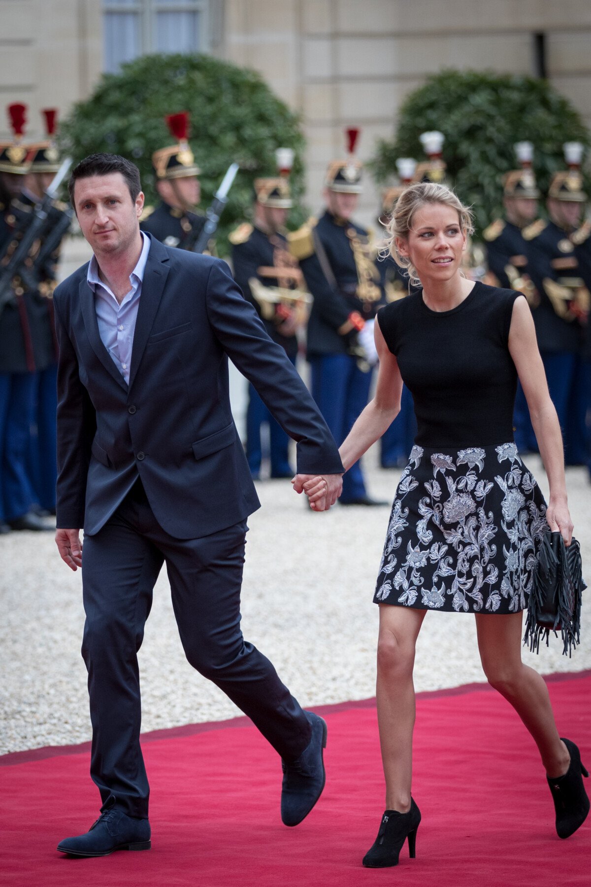 Photo : Tiphaine Auzière et son compagnon Antoine - Arrivées au palais