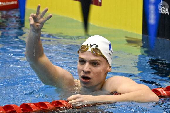Le nageur de 21 ans est l'une des stars annoncées des JO de Paris 
 
Léon Marchand.