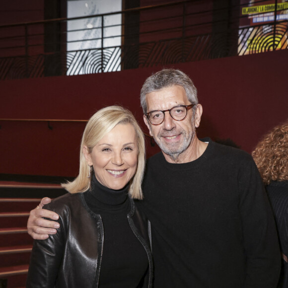 Également présent lors de cette représentation, Michel Cymes 
Exclusif - Laurence Ferrari, Michel Cymes - People au concert de Renaud Capuçon à l'Olympia à Paris, France, le 10 mars 2024.