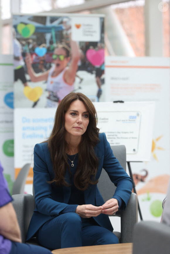 Catherine (Kate) Middleton, princesse de Galles, inaugure la nouvelle unité de chirurgie de jour pour enfants "Evelina" à l'hôpital Guy's et St Thomas de Londres, Royaume Uni, le 5 décembre 2023.