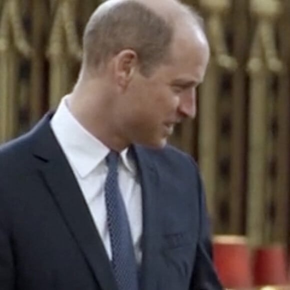 Le prince William avec le roi Charles III et ses enfants