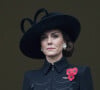 Le 22 mars, Kate Middleton a annoncé qu'elle était atteinte d'un cancer
 
Catherine Kate Middleton, princesse de Galles - La famille royale honore les disparus des deux guerres mondiales lors de la cérémonie Remembrance Sunday ( Dimanche du souvenir ) au Cénotaphe à Londres le 12 novembre 2023.